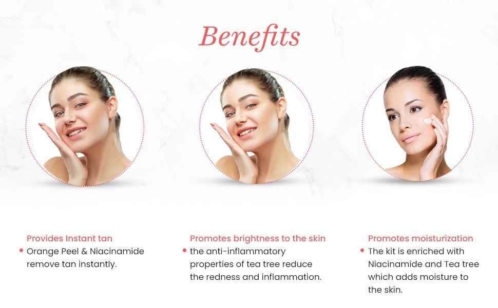O3+ D-tan Facial Kit With Peel Off Mask