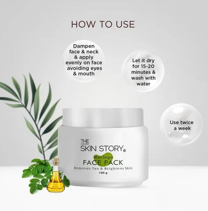 The Skin Story Hydrating Moringa Face Pack
