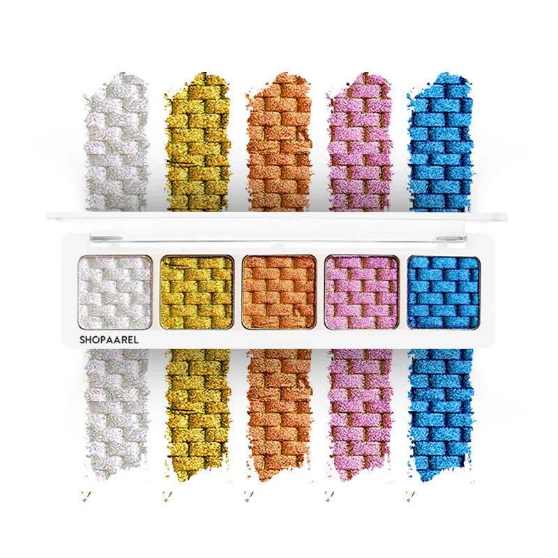 Shopaarel Sparkle 5 Color Eyeshadow Palette - Infinity