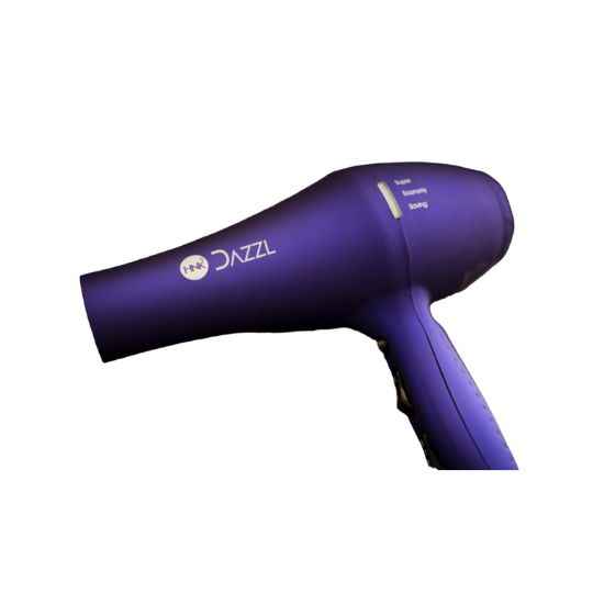 HNK Dazzl Hair Dryer 2200w Voilet 2 Nozzel Noise Reduction Silky shine hair 4 heat setting Option