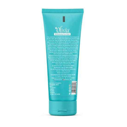 Olivia Oil Reduction Face Wash with Charcoal Neem and Green Tea Extracts
