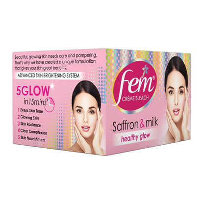 Fem Fairness (Saffron & Milk) Crème Bleach - 314G