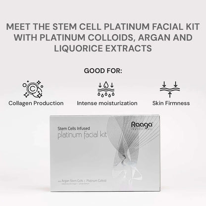 Raaga Professional Stem Cells Infused Platinum 6 Step Facial Kit – 61g