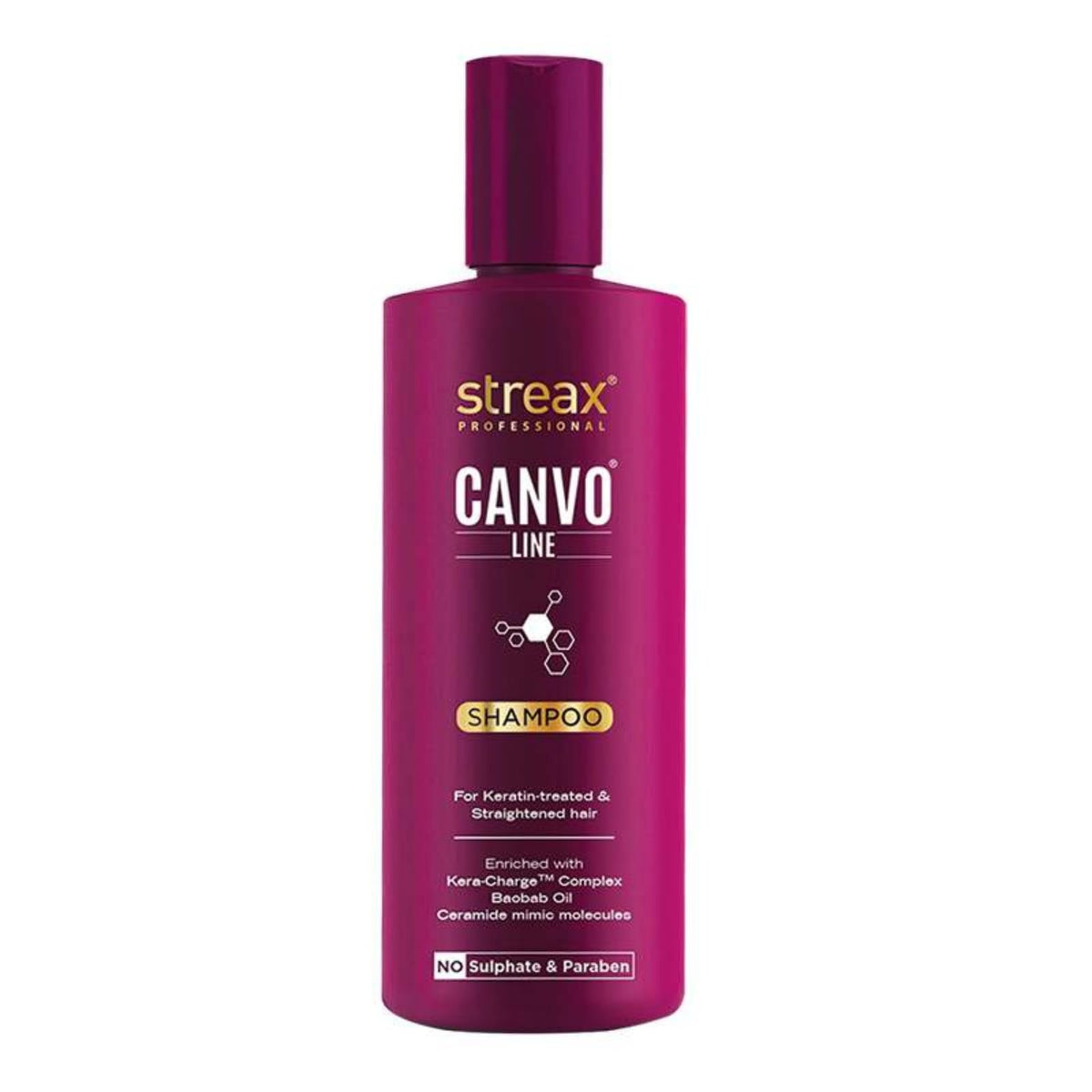 Streax Professional Canvoline Straightening Post Care Shampoo – 300ml