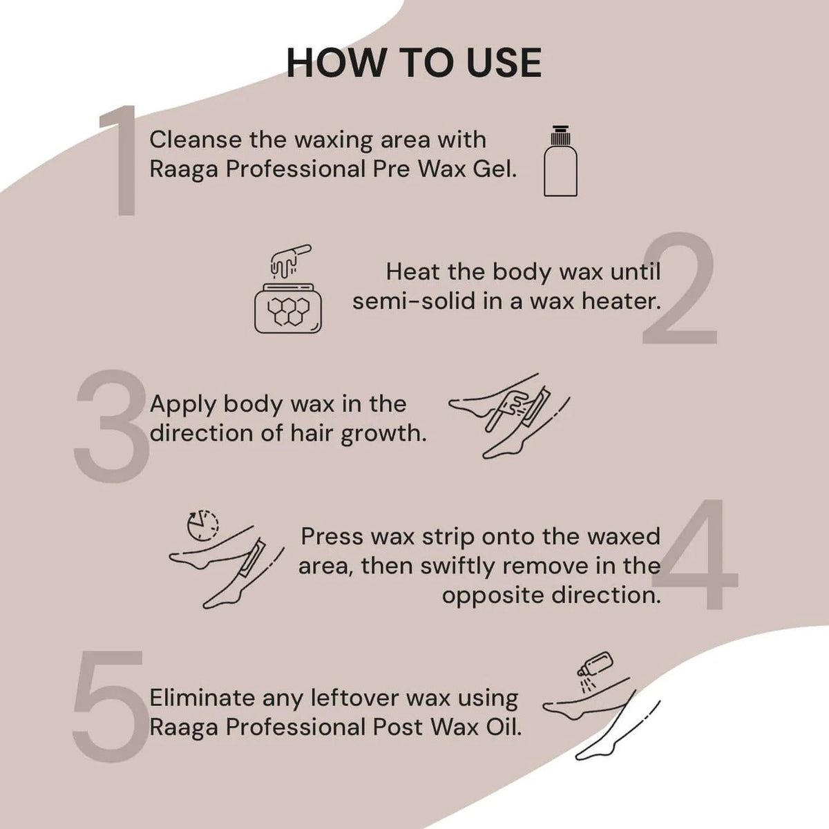 Raaga Professional White Chocolate Liposoluble Body Wax – 800ml