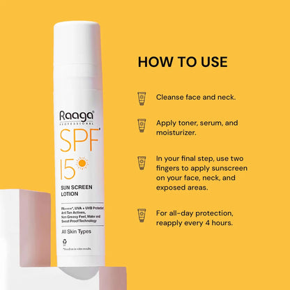 SPF 15 Sunscreen Lotion – PA++++