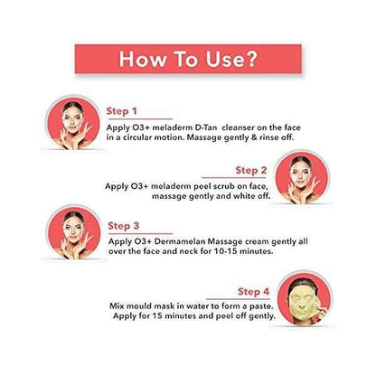O3+ D-tan Facial Kit With Peel Off Mask