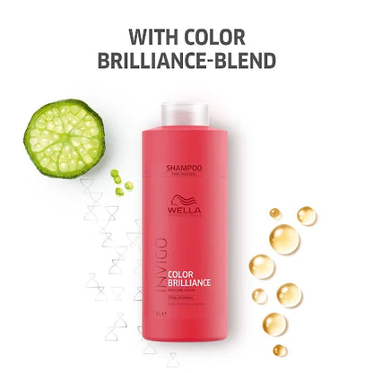 Wella Professionals Invigo Color Brilliance With Lime Caviar Vibrant Color Shampoo 1L